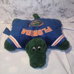 Florida Gators Pillow Pet — Official NCAA Plush Alligator Mascot — Soft Folding